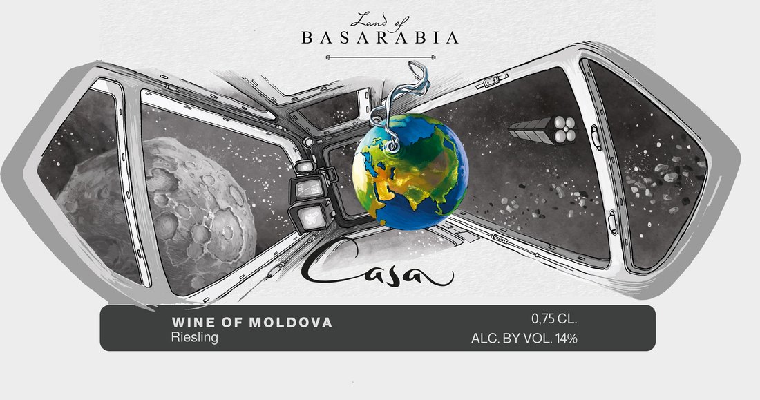 The finished Casa label