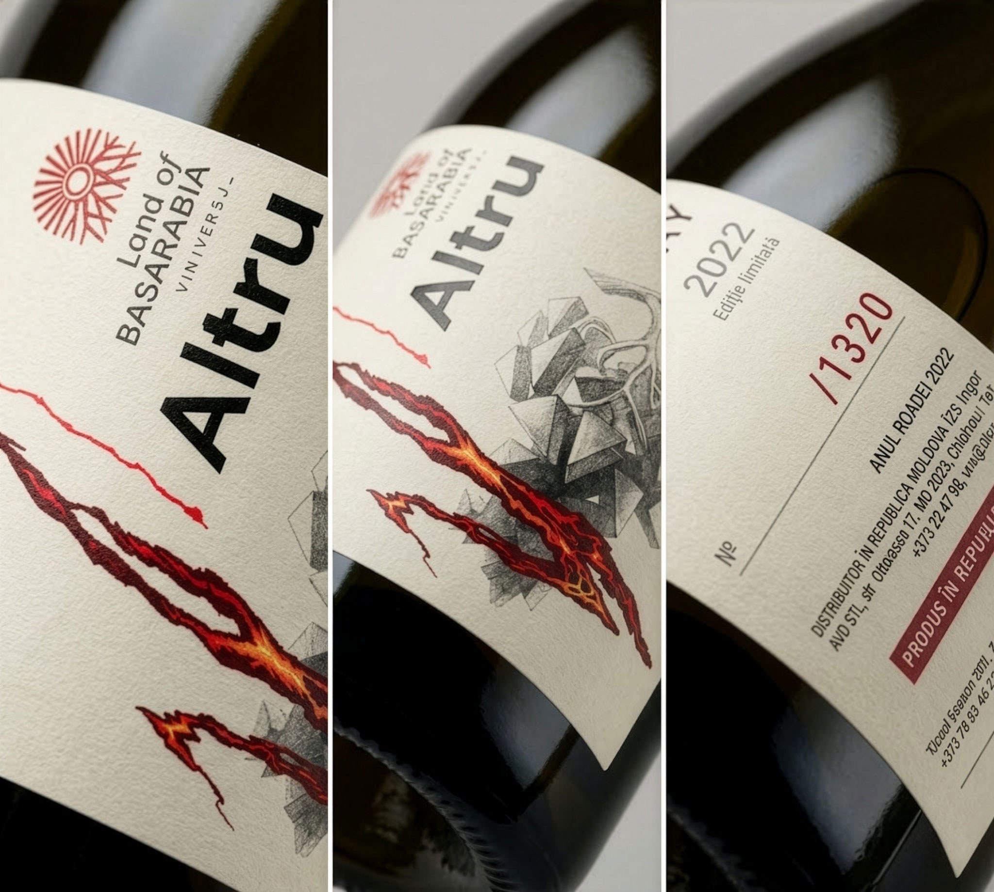 Altru label and box, final detail