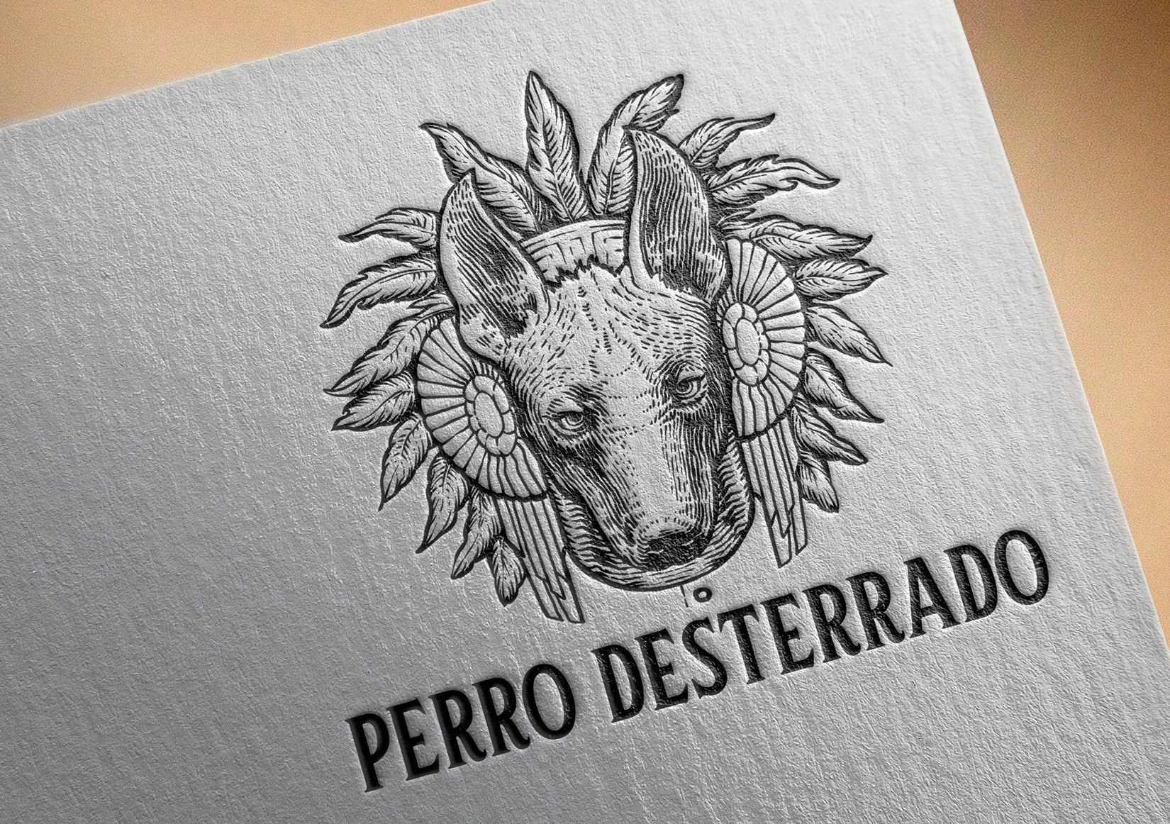 The Xolo emblem and wordmark embossed into paper